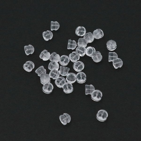 Transparent ear plugs, one pack