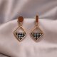 zinc Needle Earrings